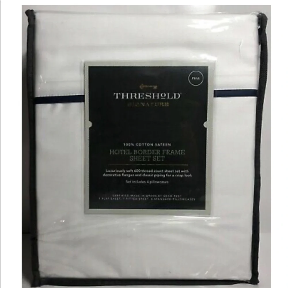 Threshold Signature 600 TC Hotel Border Frame Full Sheet Set 6 pc